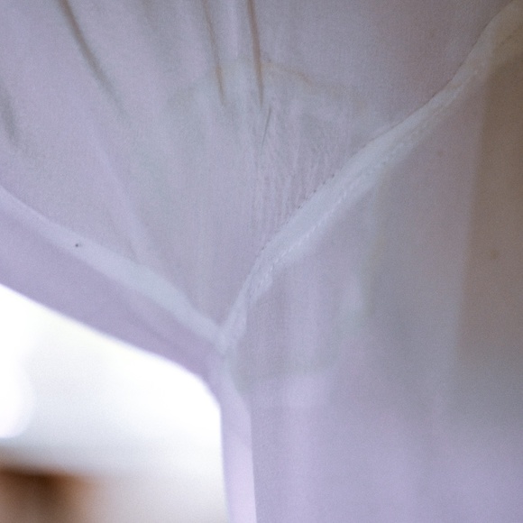 Sandro White Silk Blouse with Tie Front - Picture 8 of 8